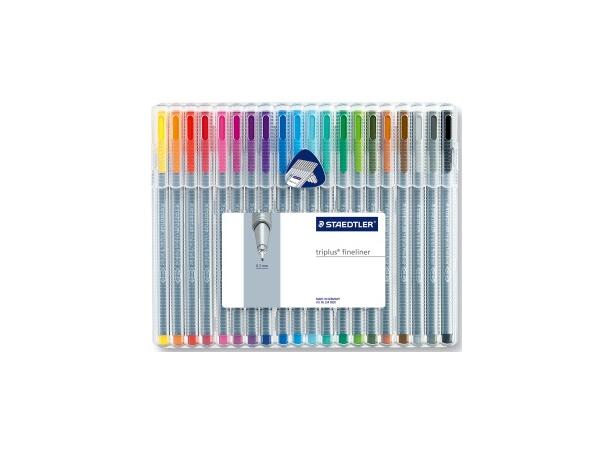 Fineliner  STAEDTLER triplus ass (20) 